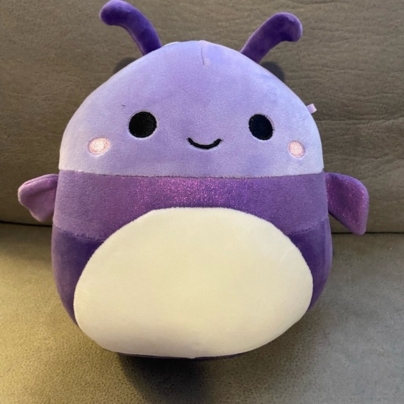 1/2off Squishmallow Axel 7" purple beetle plush - Picture 1 of 3